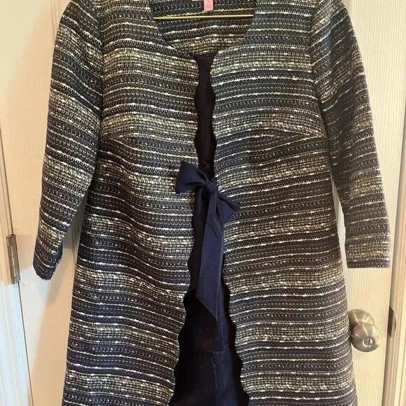 Lilly Pulitzer Tweed Harris Coat NWOT